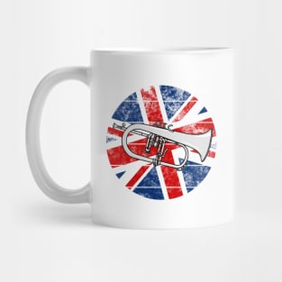 Flugelhorn UK Flag Britain Hornist British Musician Mug